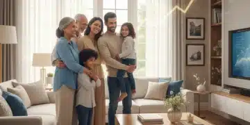 Multi-generational family smiling, representing secure financial future through estate planning.