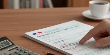 Aides à l'emploi à domicile 2026 : Réductions d'impôts et crédits expliqués Calculatrice et formulaires d'impôt français, symbolisant les aides fiscales pour l'emploi à domicile.