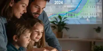 Pouvoir d'achat 2026 : Décryptage des Nouvelles Mesures Nationales en France Famille française discutant de son budget face aux mesures 2026