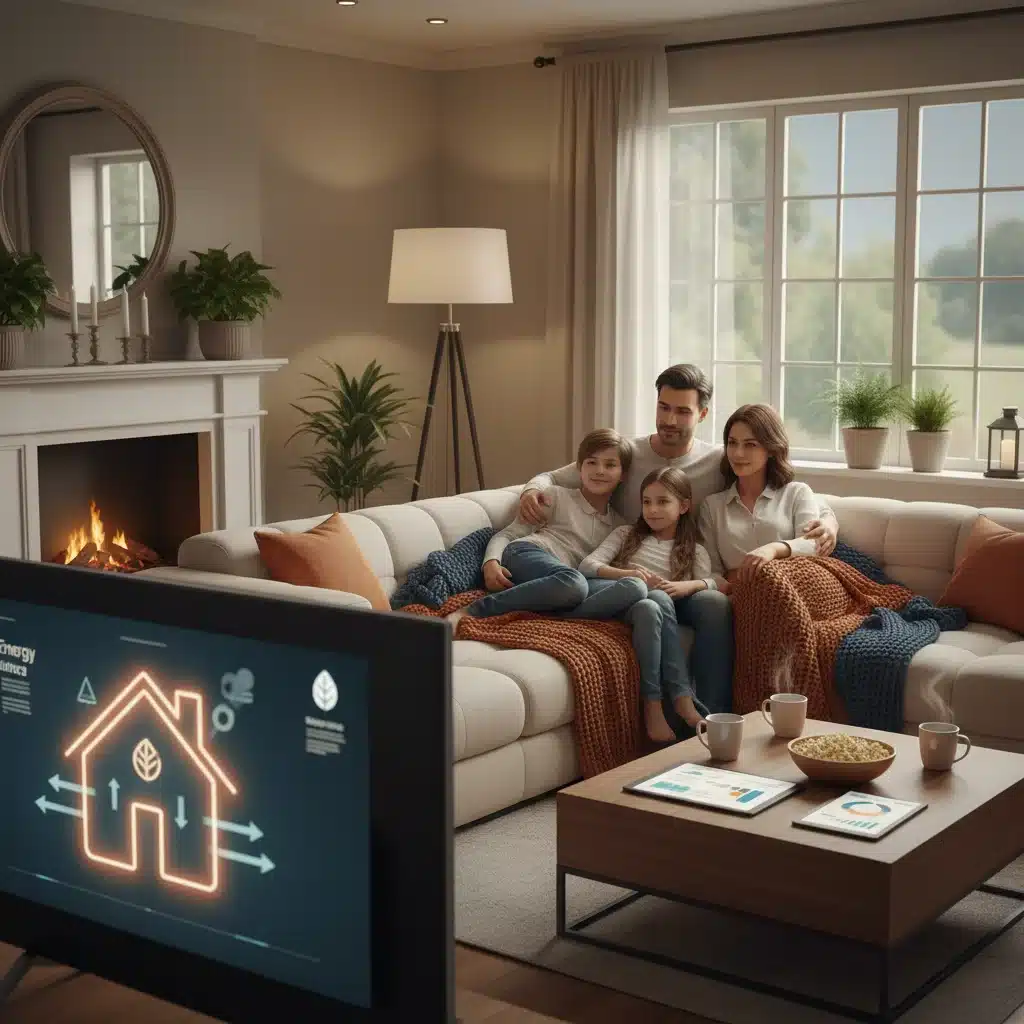 Famille bénéficiant du chèque énergie pour un logement confortable