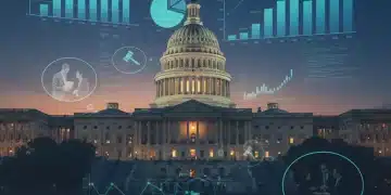 Bâtiment du Capitole américain au crépuscule, symbolisant les débats sur les réformes fiscales.