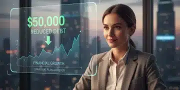 Tableau de bord financier montrant une réduction de dettes et une meilleure gestion en 2026.