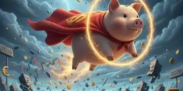 Hucha superheroína protegiendo finanzas en 2026