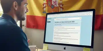 Persona investigando subsidios por desempleo en España 2026