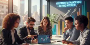 Jóvenes españoles aprendiendo sobre finanzas personales con entusiasmo.