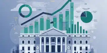 El Presupuesto General del Estado 2026: Claves, Gasto Público y Repercusión Económica Edificio del parlamento español con gráficos financieros superpuestos, simbolizando el presupuesto general del estado 2026.
