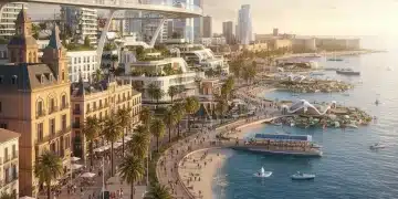 Turismo en España 2026: Tendencias Clave y su Impacto Económico Paisaje costero español al atardecer, mostrando la vitalidad del turismo futuro en España.
