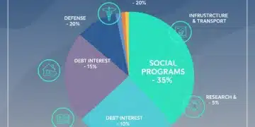 2026 Federal Budget Breakdown: Social Program Allocations & Impact Infographic illustrating 2026 federal budget distribution with focus on social programs funding