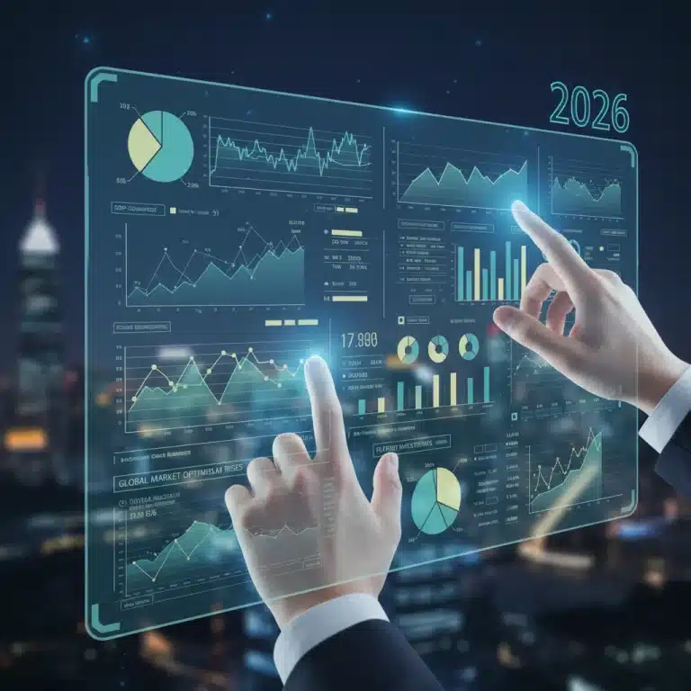 Detailed economic dashboard showing key indicators for 2026 with financial analysis