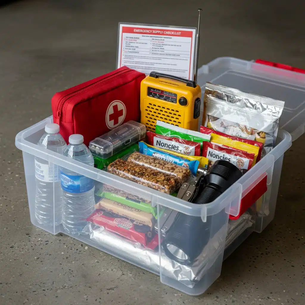 Essential items in a well-stocked emergency preparedness kit