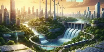 Energy Watch 2026: 7% Renewable Energy Increase & Consumer Impact Illustration of diverse renewable energy sources powering a futuristic city, symbolizing growth towards 2026.