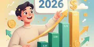 Optimistic person looking at growing retirement savings chart for 2026